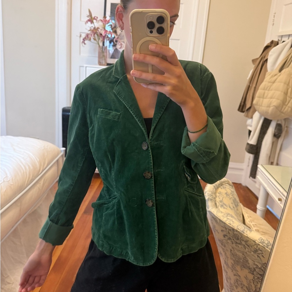 Tommy Hilfiger Forest Green Corduroy Blazer size large